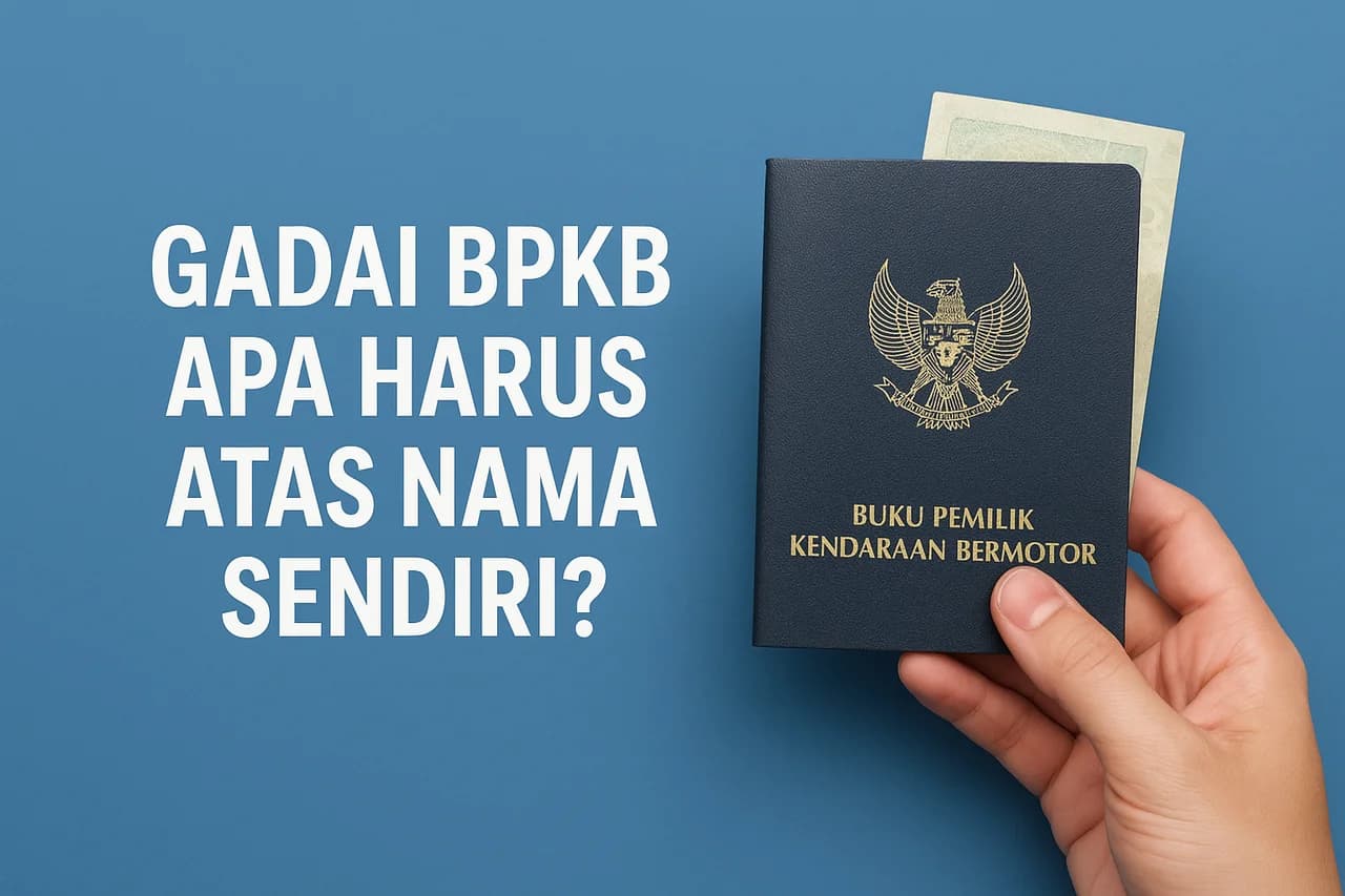 Gadai BPKB Apa Harus Atas Nama Sendiri? Ini Jawaban Resmi Adira + Cara Ajukan