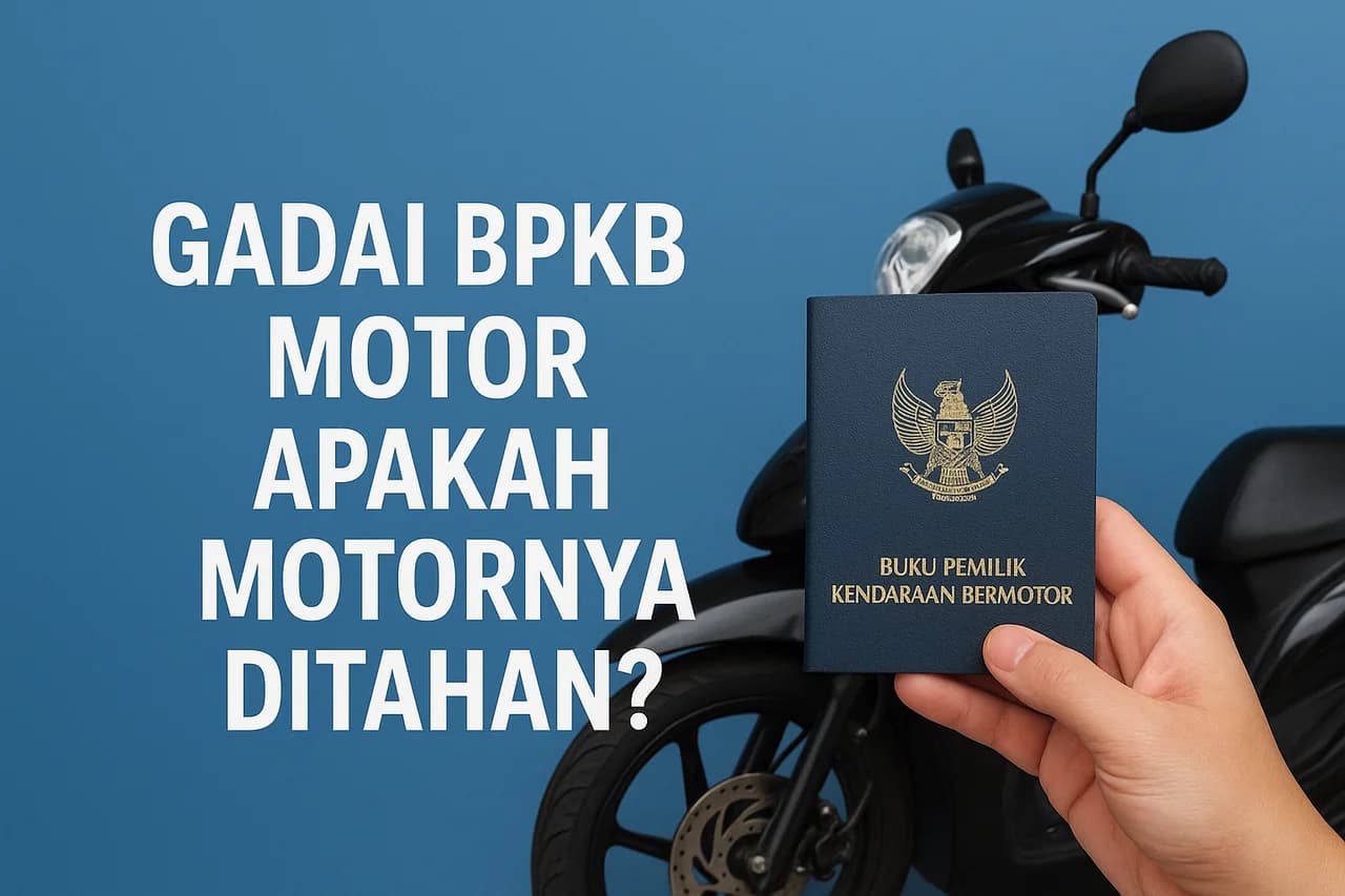Gadai BPKB Motor Apakah Motornya Ditahan? Jawaban Resmi Adira