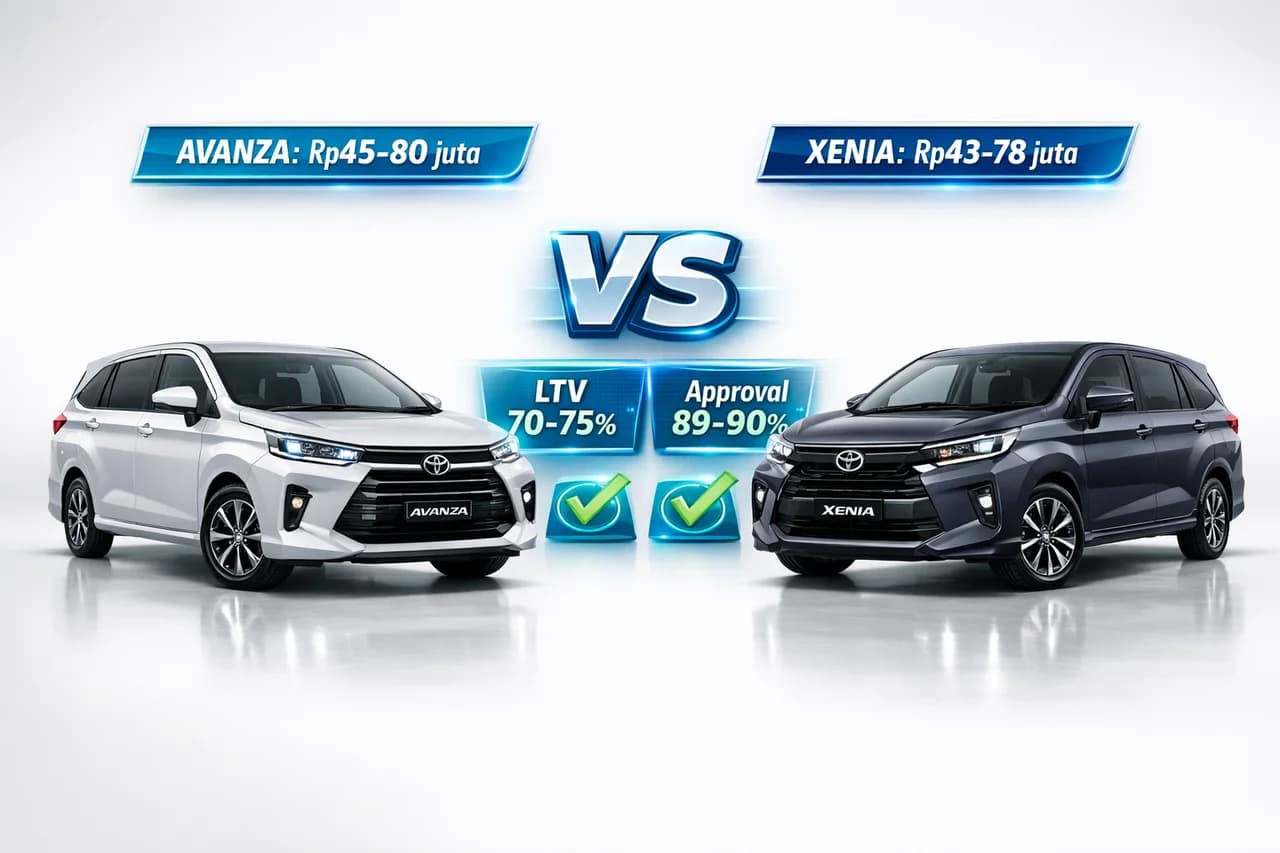 Gadai BPKB Avanza vs Xenia: Mana Taksiran Lebih Tinggi?
