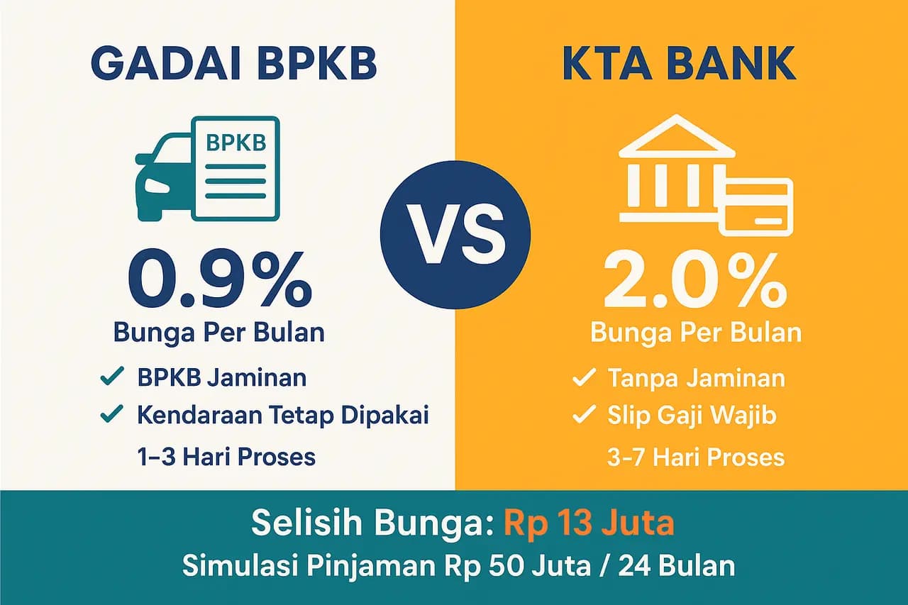 Gadai BPKB vs KTA Bank: Mana Lebih Untung?