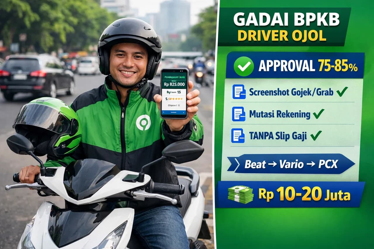 Gadai BPKB untuk Driver Ojol: Syarat dan Modal Upgrade Motor