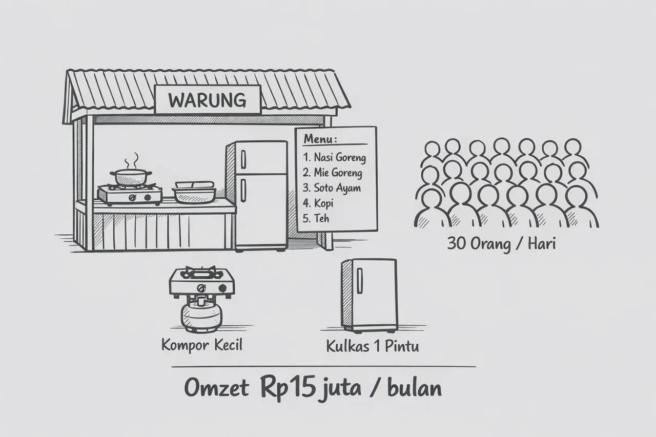 Gadai BPKB untuk Warung Makan: Modal Peralatan dan Menu